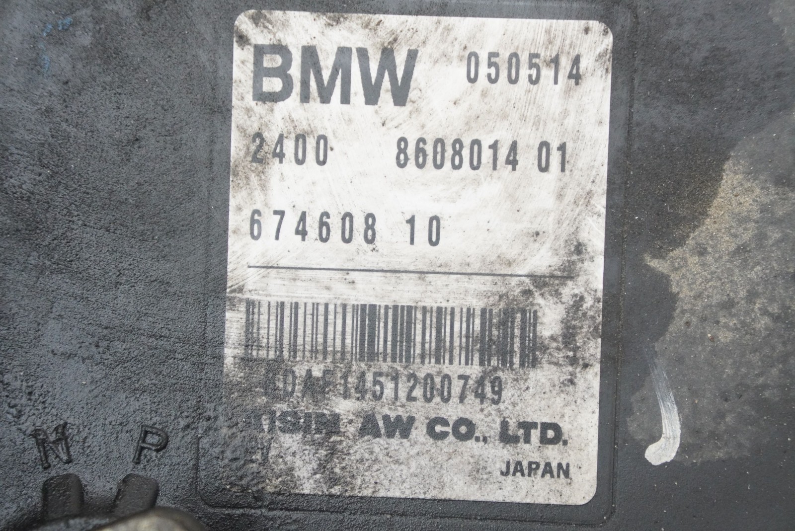 Rear 6-Speed Automatic Transmission Assembly 24008695750 OEM BMW i8 2014-17