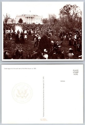 Vintage Photo Postcard: 1900 White House Easter Egg Roll, Washington D.C.