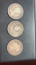 3 x Victorian Silver Gothic Florins - 1872 x 2 and 1888