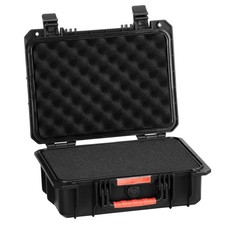 0.56 Cu.ft Weatherproof Hard Case with Handle Clips Padlock Holes PU Foam