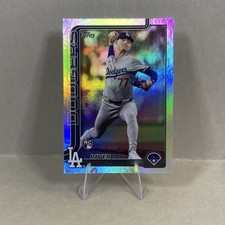 Topps 2025 Series 1 River Ryan #273 Rookie Rainbow Foil Dodgers Baseball