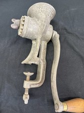 Antique Cast Iron Food Chopper Grinder w/Grinding Disc Wheel ECLIPSE 1906