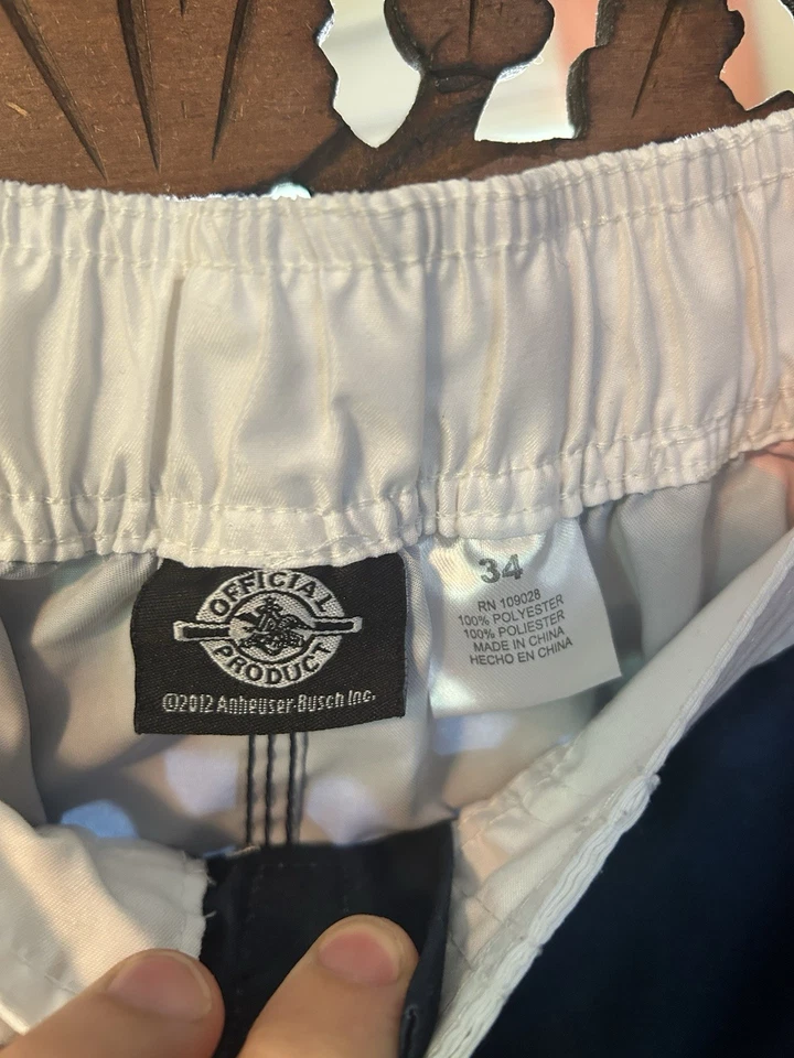 Mens Budweiser Swimming Shorts Size Large - Image 4 of 4