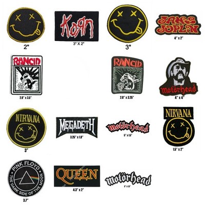 Pink Floyd Queen Rancid Prince Nirvana Motorhead Motorhead Lemmy Iron On Patch