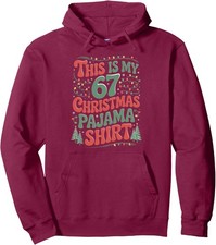 Xmas Holiday Christmas Pajama Design Funny Xmas Unisex Hooded Sweatshirt