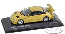 Minichamps 1/43 BMW E46 M3 GTR Street Phoenix Yellow Very RARE Brand New