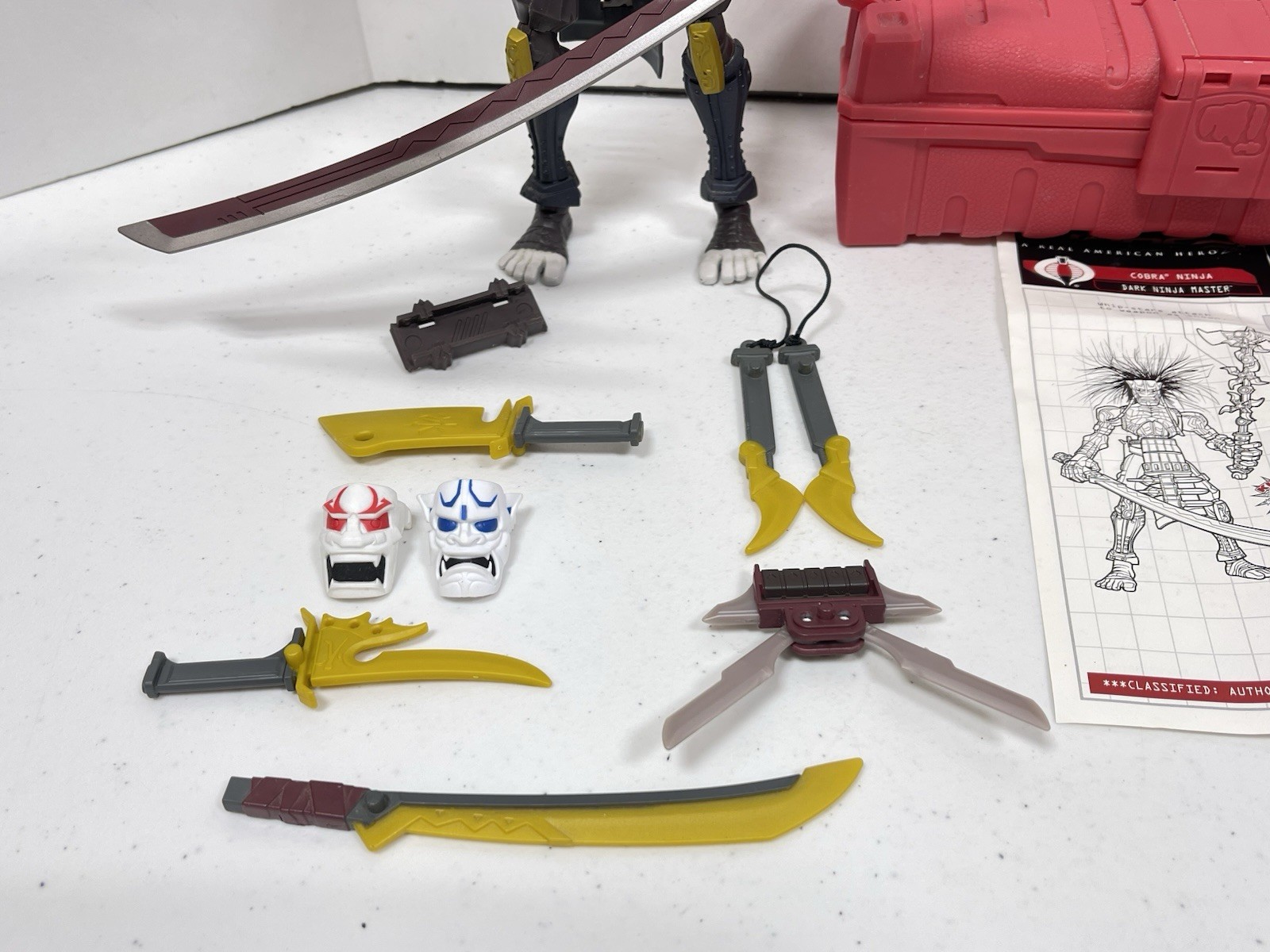 GI Joe Sigma 6 Cobra Dark Ninja Master - Hasbro 2007