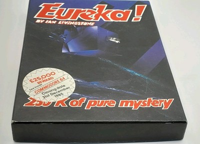 Eureka! Von Ian Livingstone - Domark - Commodore 64 C64 - getestet & vollständig