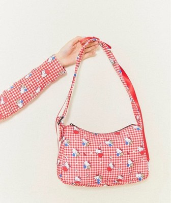 Hello Kitty x Little Sunny Bite Red Ribbon Handle Adjustable Bag Neu