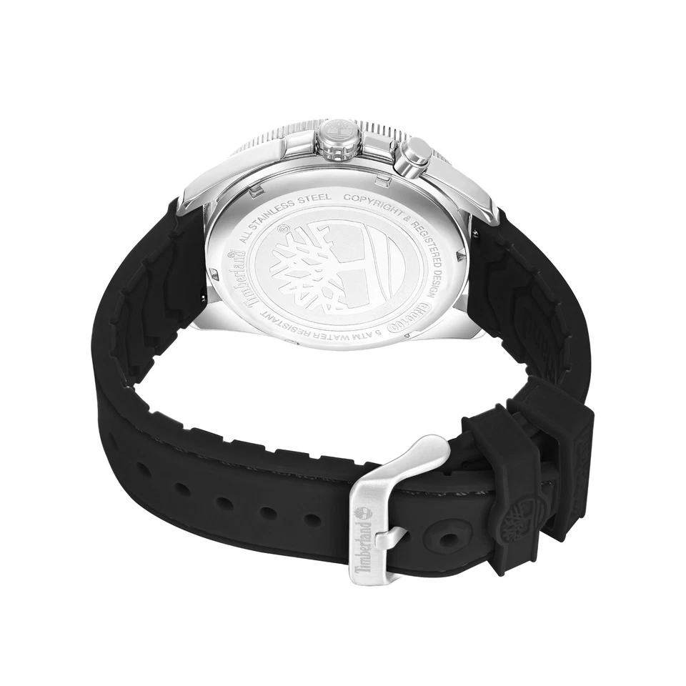 Timberland Reloj Hombre Analógico con Banda Silicona Negra TDWGN001001 Foto 3 de 4