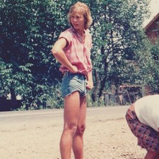Affectionate Handsome Young Man Shirtless Muscular Bulge Denim Shorts Beach Gay