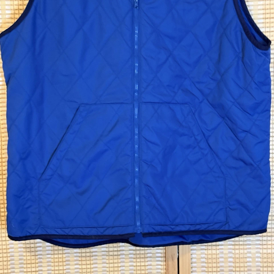 Gap Steven Alan Mens XL Vest Blue Puffer Pockets Activewear Outdoors Sportswear - Image 3 of 4