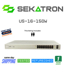    Ubiquiti US-16-150W   16  Gigabit Ports   PoE   Tested    FastShip