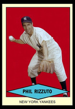 1954  RED HEART PHIL RIZZUTO CARD PERSONALLY MADE  MT
