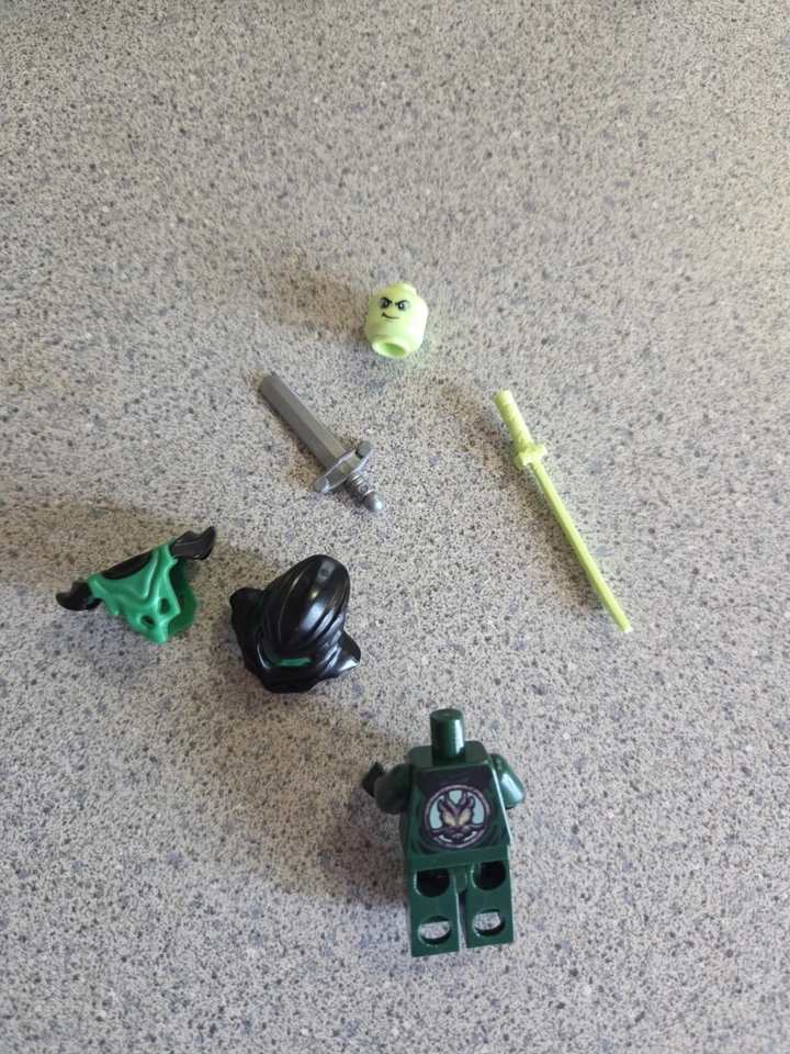 Evil Green Ninja LLOYD POSSESSED 70736 70732 Ninjago LEGO® Minifigure Figure - Image 3 of 4