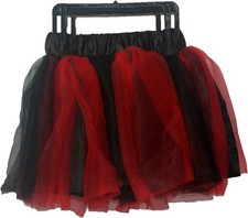 32306 - Black  Red Kid Tutu Age 3 - 8 - H-55 