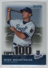 2010 Bowman Chrome Topps 100 Prospects /999 Mike Moustakas #TPC6