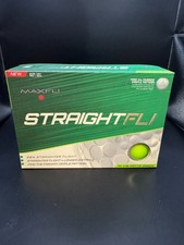 MAXFLI 12-Pack StraightFli Golf Balls - 6 Matte Green 6 Matte Orange