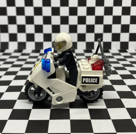 LEGO City 2005 Police Motorcycle Set Black Sticker 7235
