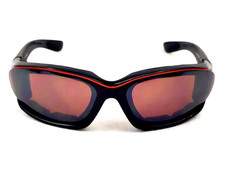 Aporsm 8847 Unisex Wrap Around Sunglasses Black Sport Motorcycle Sun Glasses