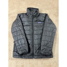 Patagonia Nano Puff Jacket Kids Small 7-8 Quilted Full Zip Puffer Primaloft EUC
