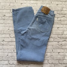Vintage Levi  s 719 Light Blue Corduroy 80s Juniors Pants