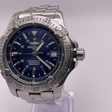 Breitling Colt Date A17380 Automatic Blue Dial Stainless Steel Wristwatch 3