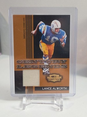 Lance Alworth 2006 Donruss Threads Century Legends Game Used Jersey 118/250