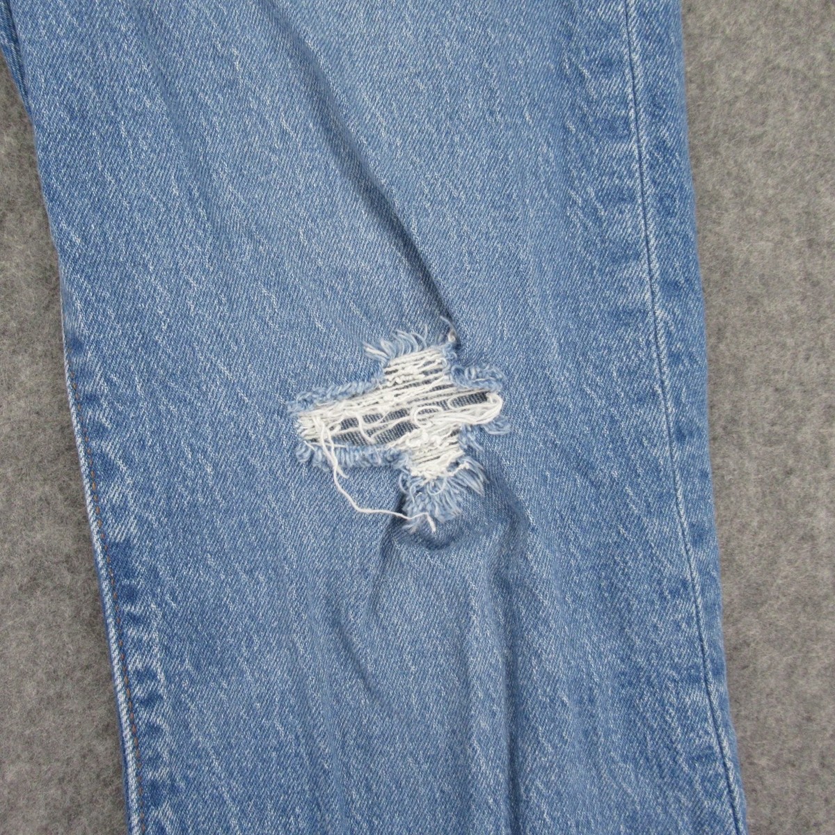 Levi's 501Z XX ストレートデニム W28 L32 Levi's 501 XX Men's Jeans Light Blue Distressed Denim W28