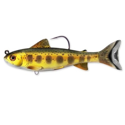 Live Target Swimbait Trout Parr Silver Olive 35g Angelköder