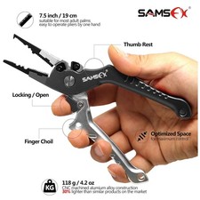 Aluminum Fishing Pliers with Lanyard Sheath