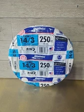 Southwire SIM Technology ROMEX 250 FT 600 Volts Indoor Wire Type Nm-b 14/3