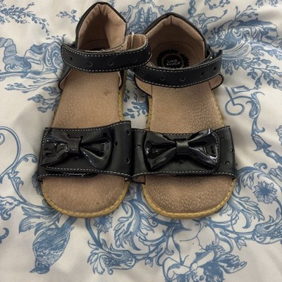 LIVIE & LUCA Sandals Minnie Black Bow 13 HTF!