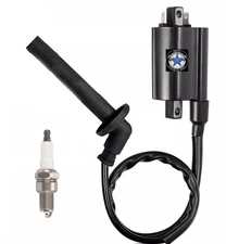 For HONDA Rincon 680 TRX680FA FGA 2006-2014 Ignition coil & Spark Plug Wire Cap