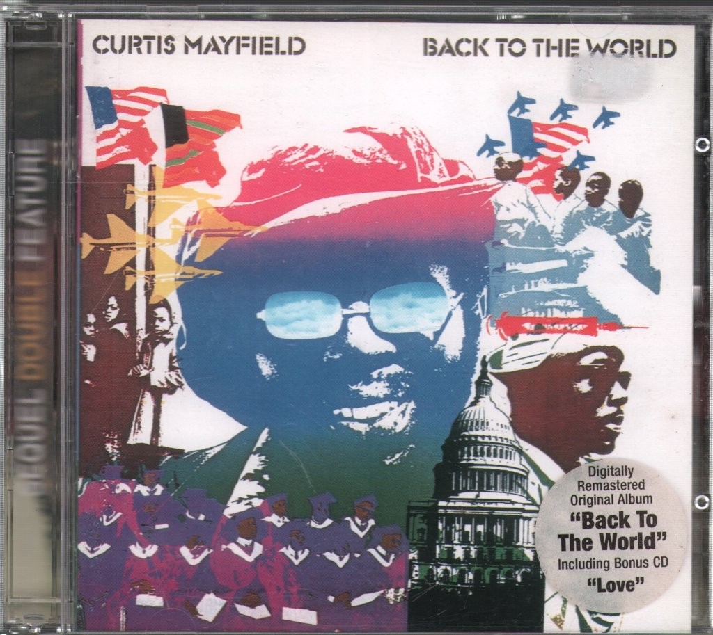 Curtis Mayfield Back To the World / Love double CD UK Sequel 1998 2CD set