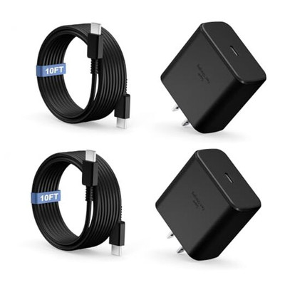 【Upgrades】 2Pack 45W Samsung Charger Type C Super Fast Charger for Samsung 