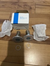 2PCS Stainless Steel Floor Drain Strainer Hair Catcher with Rubber Rings