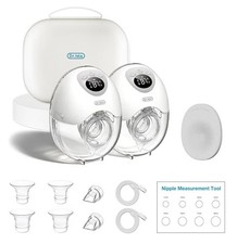 210ml Wearable Electric Breast Pump, 4 Modes, 36 Levels, Low Noise Anti-Spill