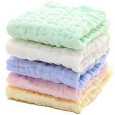 Baby Washcloths - Natural Cotton Baby Wipes - Soft Newborn Face Towel and Washcl
