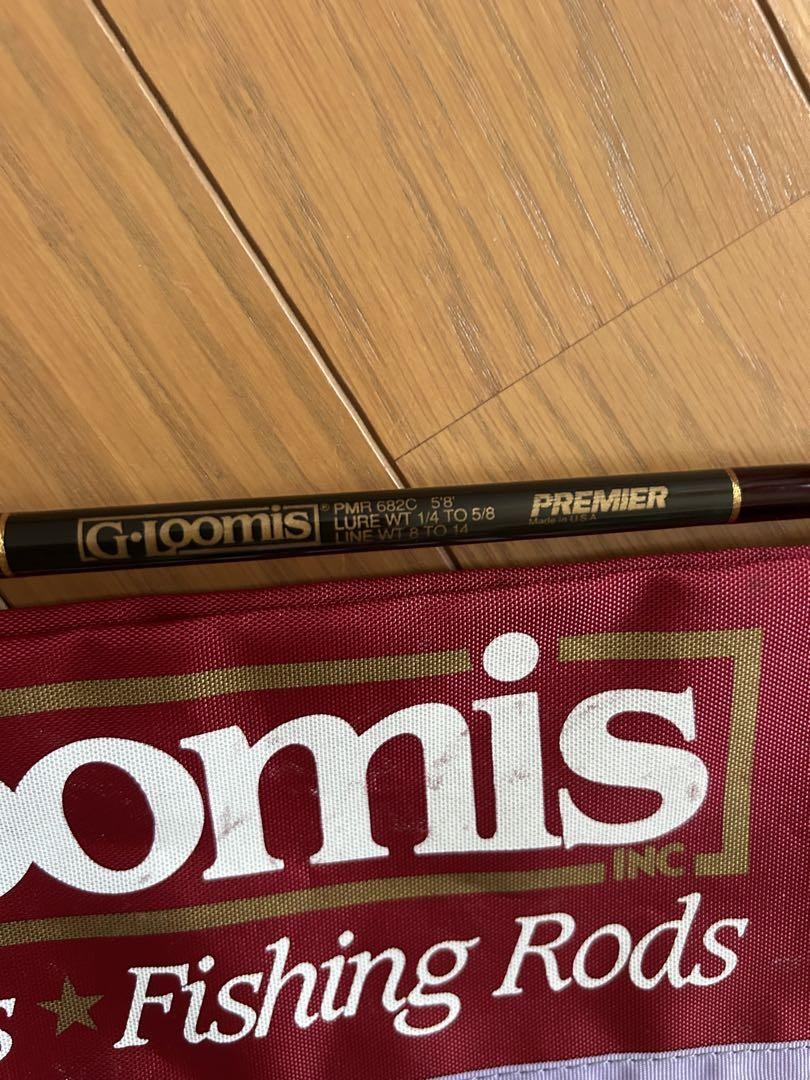 G Loomis Premier PMR682C Casting Rod Black Cork Used Excellent