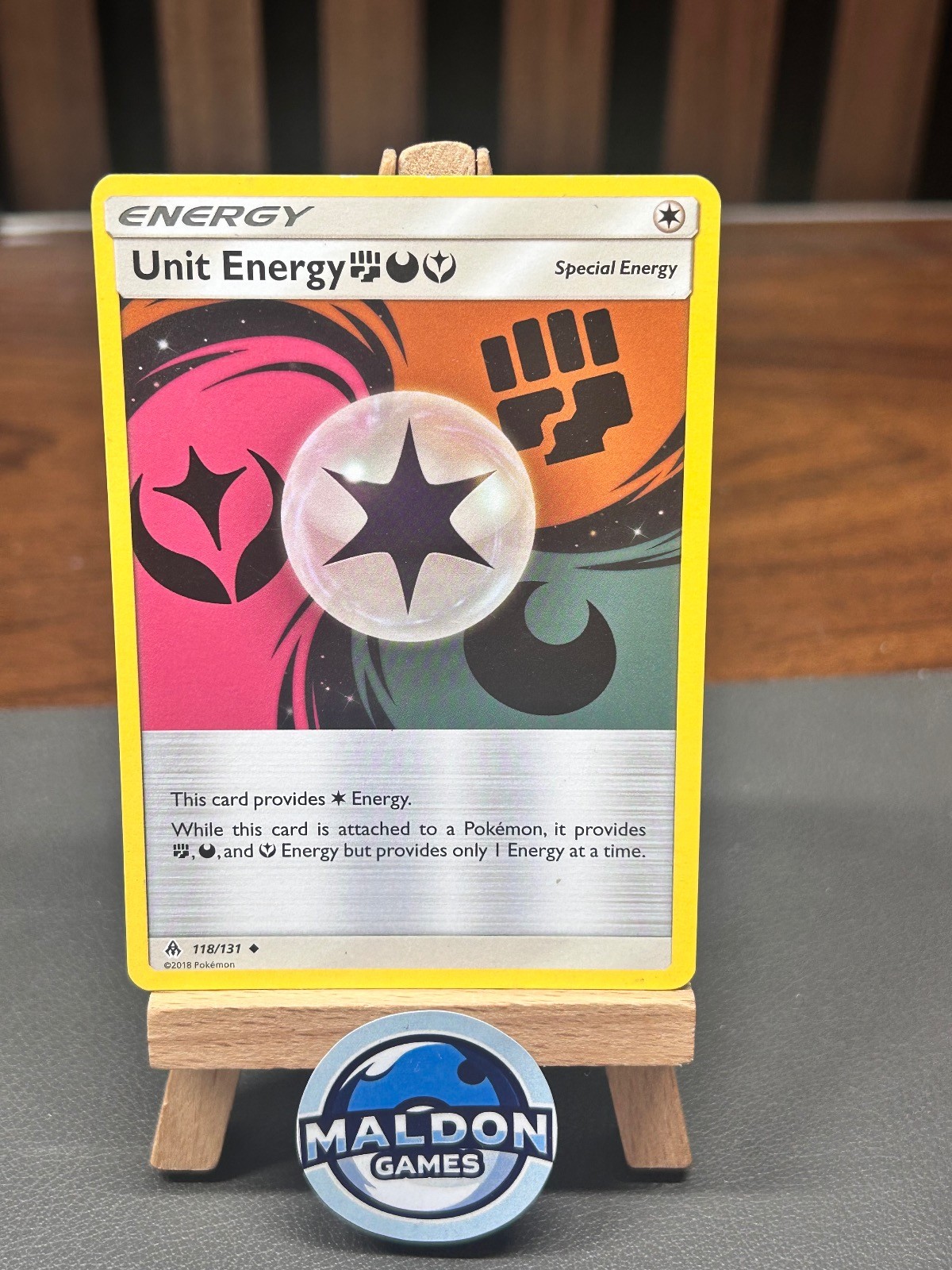 Unit Energy Fighting Darkness Fairy 118/131 Forbidden Light NM 2018 GLC Expanded