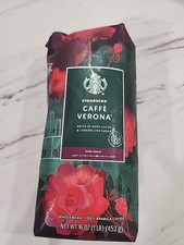 Starbucks Caffe Verona  Whole Bean Coffee  1 Lb Pound Arabica Bag NEW