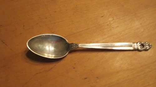INTERNATIONAL ROYAL DANISH STERLING SILVER DEMITASSE SPOON NO MONOGRAM