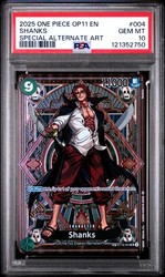 Shanks SP ST16-004 A Fist of Divine Speed Alternate Art One Piece TCG