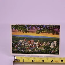 Picturesque Sunset View If Asheville North Carolina Land Of The Sky Postcard