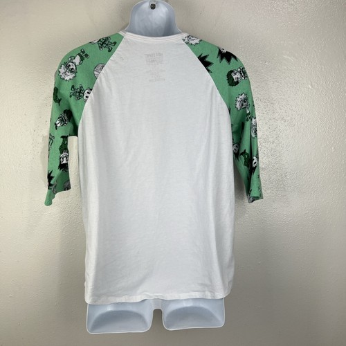 Hunter x Hunter Shirt Youth Extra Large White Green Raglan Anime Hot Topic Japan - Picture 9 of 12