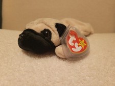 TY Beanie Baby Soft Toy - Pugsly