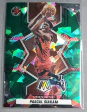 2021-22 Panini Mosaic - Green Mosaic Prizm #63 Pascal Siakam