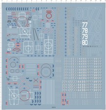 1/700 US Marine Corps MARCOR NSN Moderm Ford-class aircraft Model Water Decal