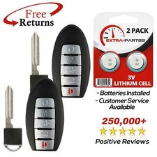2 For 2016 2017 2018 Nissan Altima Maxima 5b Keyless Smart Remote Car Key Fob